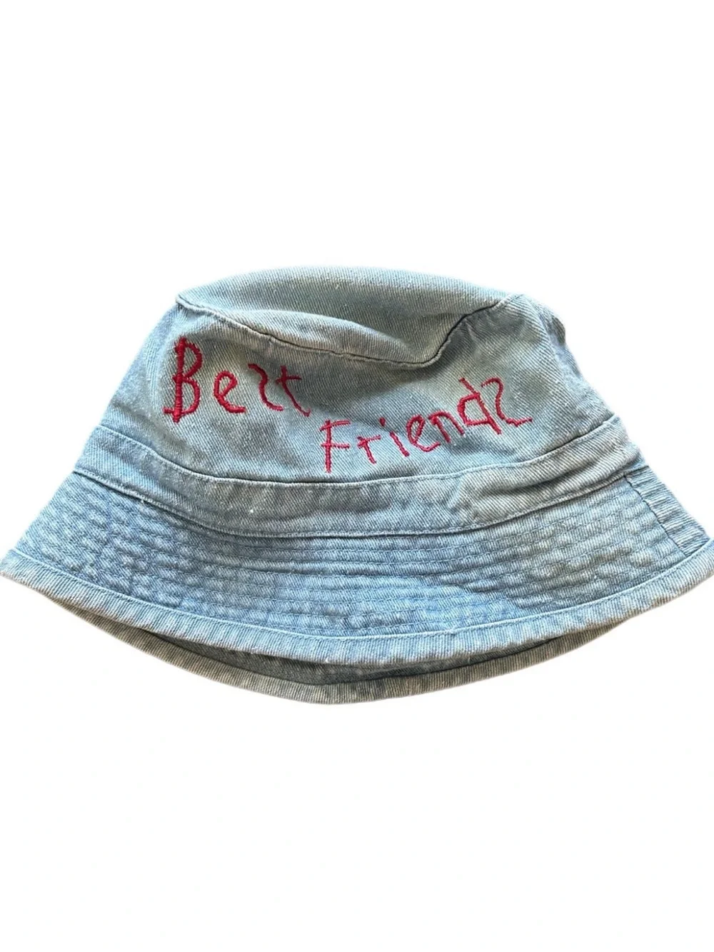 Vintage Raggedy Ann & Andy “Best Friends” Matching Hat For Kid Child’s Jean Cap